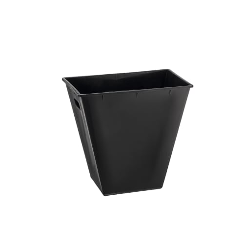 Cordoba Collection Sleek Wastebasket Liner, 12 Quart, Black